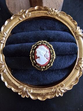 Vintage Cameo Ring Adjustable